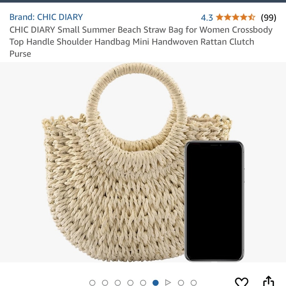 🆕 Women’s Rattan Handbag - Picture 9 of 9